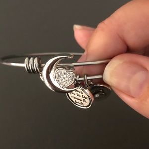 Love you to the moon and back bracelet
